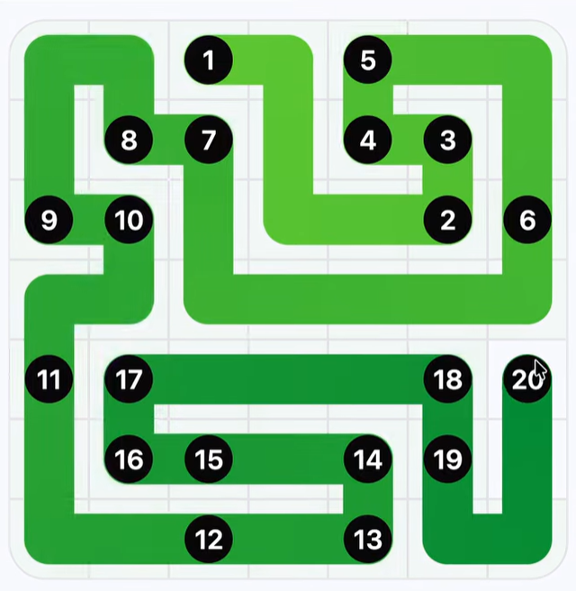 LinkedIn Zip #215 Answer Solution