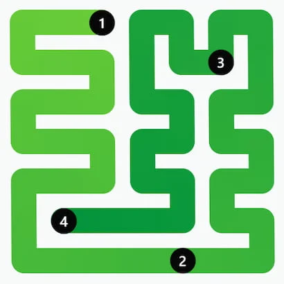 LinkedIn Zip #235 Answer Solution