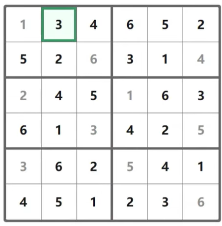LinkedIn Mini Sudoku #109 Answer Solution