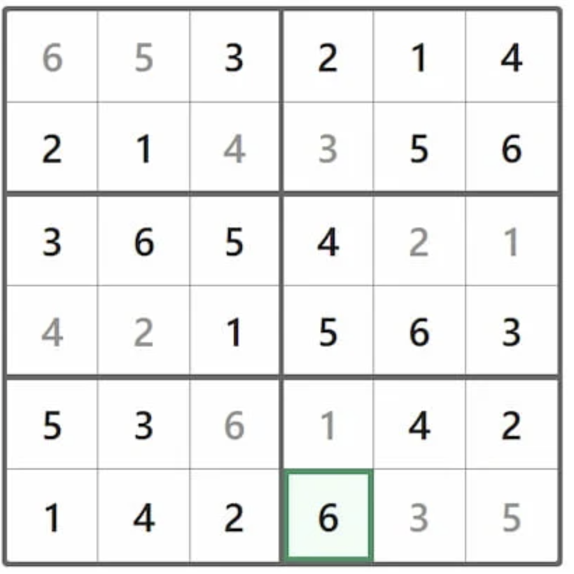 LinkedIn Mini Sudoku #127 Answer Solution