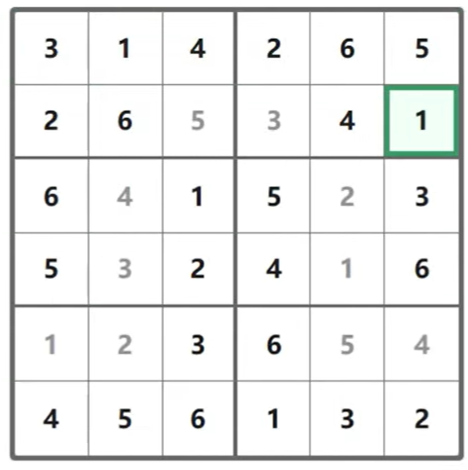 LinkedIn Mini Sudoku #131 Answer Solution