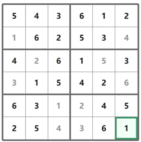LinkedIn Mini Sudoku #137 Answer Solution