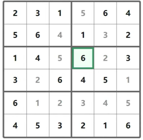LinkedIn Mini Sudoku #184 Answer Solution