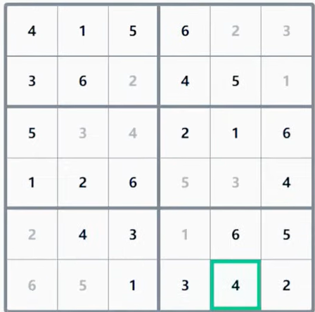 LinkedIn Mini Sudoku #93 Answer Solution