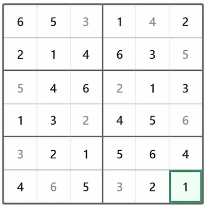 LinkedIn Mini Sudoku #69 Answer Solution