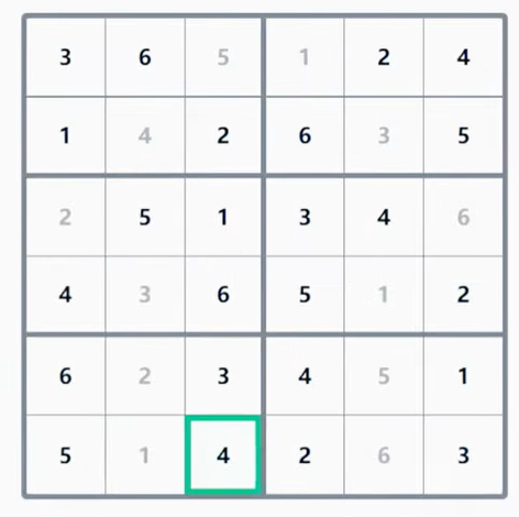 LinkedIn Mini Sudoku #81 Answer Solution