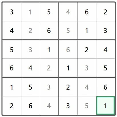 LinkedIn Mini Sudoku #83 Answer Solution