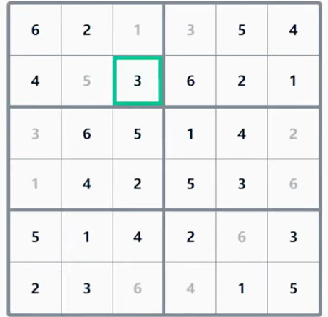 LinkedIn Mini Sudoku #97 Answer Solution